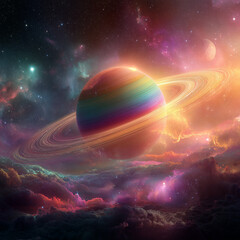 planet in space