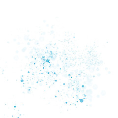 Background with abstract spots. Digital watercolor illustration. A pattern with transparent splashes, isolated on a white background. Stylization of the sky, clouds, water spray and the sea