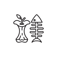 Recycling icon - Domestic waste