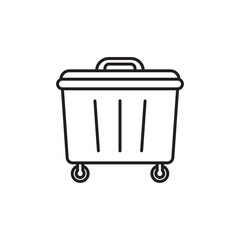 Recycling icon - Dumpster