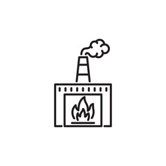 Recycling icon - Incineration