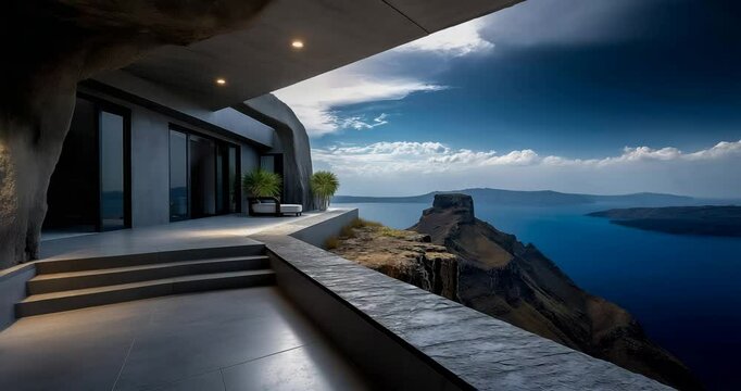 Cliff-Edge Architectural Marvel