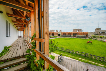 Fortress  Sumeg or Sümeg castle in Hungary near balaton lake in Sumeg