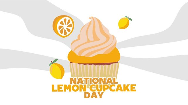 national lemon cupcake day with delicious lemon cupcakes