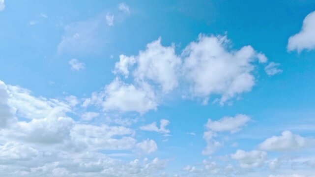 nice timelapse clip of light clouds - natural backdrop