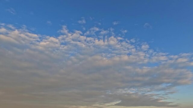 timelapse of the sky of nebulosity - gloomy bg with clouds