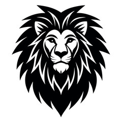 Obraz premium Lion head logo vector illustration.