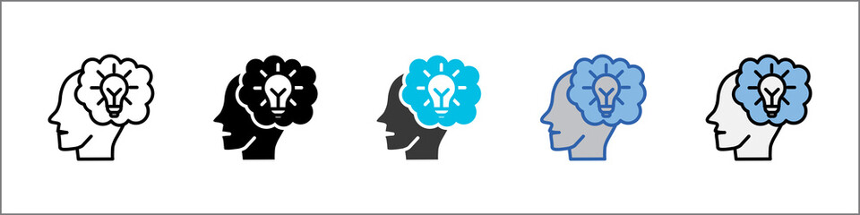 Innovation Icon Pack Multistyle Illustration