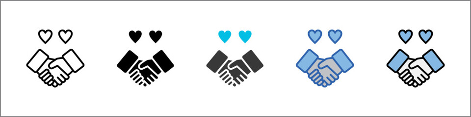 Engagement Icon Pack Multistyle Illustration