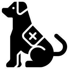 Rescue Dog Icon