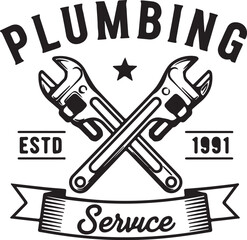 Retro-styled vector icons and badges with vintage rock music and business symbols, featuring hand-drawn grunge art designs