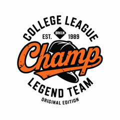 Obraz premium Retro Typography slogan for T-Shirt. Vector illustration.