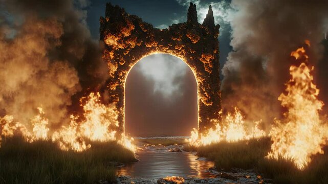 fire in the night on hells gate