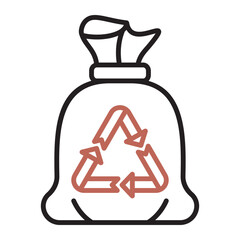 Recycling icon - Garbage recycling