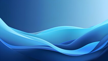 Obraz premium ブルーグラデーション Blue Gradient（Generative AI）