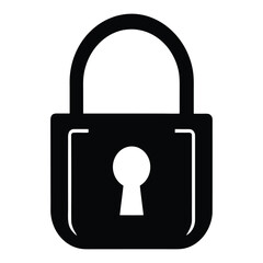 lock icon vector illustration