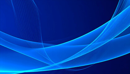 Obraz premium Blue Abstract Wave Background.