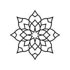 abstract flower vector illustration