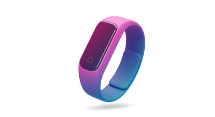 Fitness tracker with screen, gradient strap