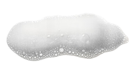 Soap foam or shampoo Soap foam texture or shampoo surface with bubble isolated with clipping path on background.