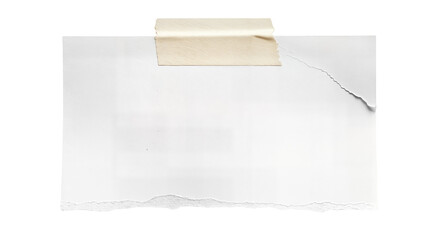 various pieces of masking tape isolated with clipping path on a white background.