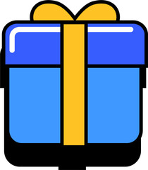 Vector Sticker Icon Gift
