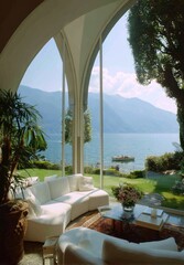 Obraz premium Elegant indoor view of lake