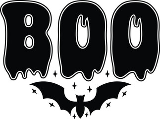 Boo SVG, Halloween SVG