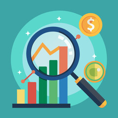 magnifying-glass-showing-financial-data-growing