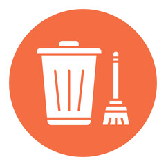 Garbage Cleaning Icon