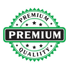 Premium Quality Label Vector – Gold Badge Emblem for Product Branding