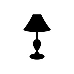 Fototapeta premium Stylish Lamp Silhouette White Background Modern Lighting Fixture Vector Graphic