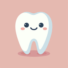 smile face teeth illustration 