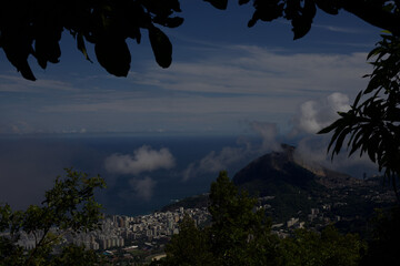 Blick über Rio Panorama Weitwinkel Wolken Rio de Janeiro Salvador Maceio Recife Praia Santa Cruz...
