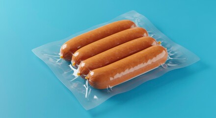 Vacuum-sealed sausages