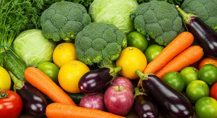 Colorful Variety of Fresh Produce