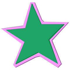 Stars collage cutouts journal trinkets