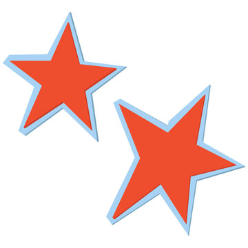 Stars collage cutouts journal trinkets