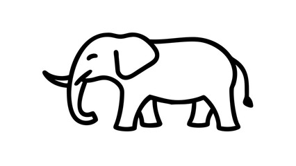 Obraz premium elephant vector illustration
