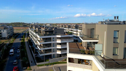 Modern residential complex mortgage new infrastructure