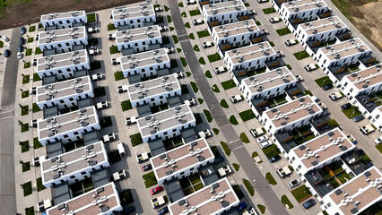 townhouse house new district modern architecture Wroclaw Poland