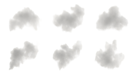 set of clouds in sky