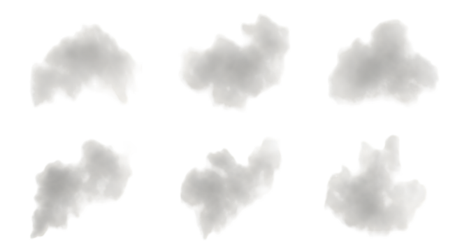 set of clouds in sky