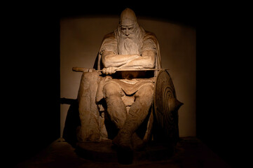 The Viking Holger Dansker, who sits under Kronborg Castle and wakes up when Denmark is in need. to protect the country