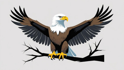 Fototapeta premium american bald eagle