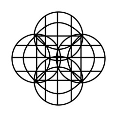 abstract globe vector illustration grid