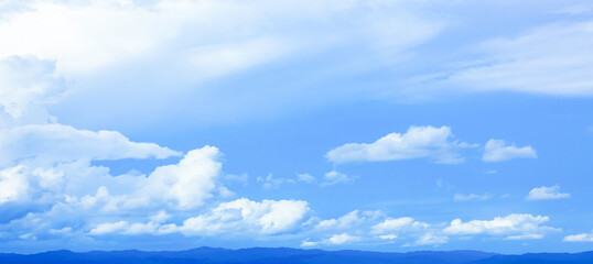 青空と白い雲 