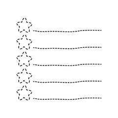 Obraz premium Star To Do List