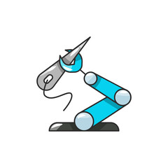 Auto-Suture Icon, Robotic Wound Stitching System.