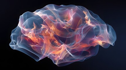 Obraz premium Brain Emotions: Abstract Mental States